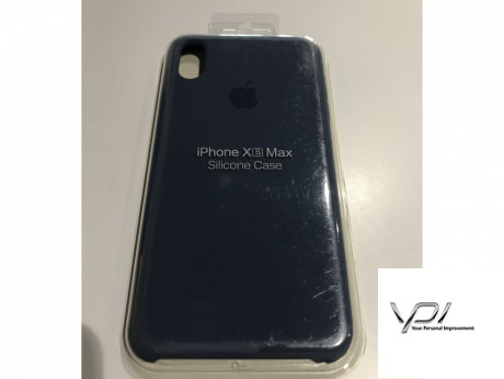 Чехол Original Soft Case iPhone Xmax Gray Blue (57)