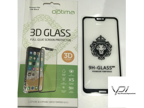 Захисне скло Optima 3D for Huawei P20 Lite Black