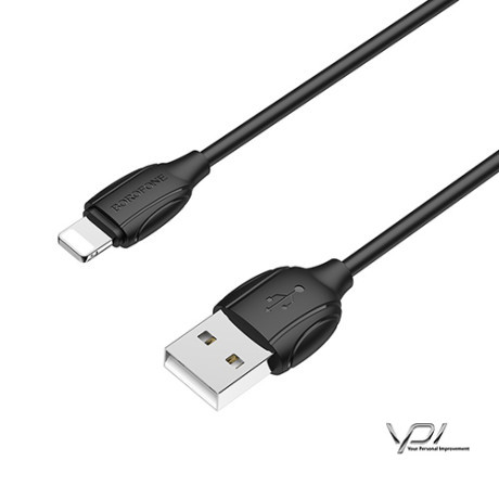 Кабель Borofone BX19 USB - Lightning 2.4A/1m (Чорний)