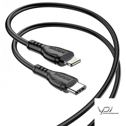 Кабель Borofone BX51 Type-C - Lightning 12W/3A/1m (Чорний)