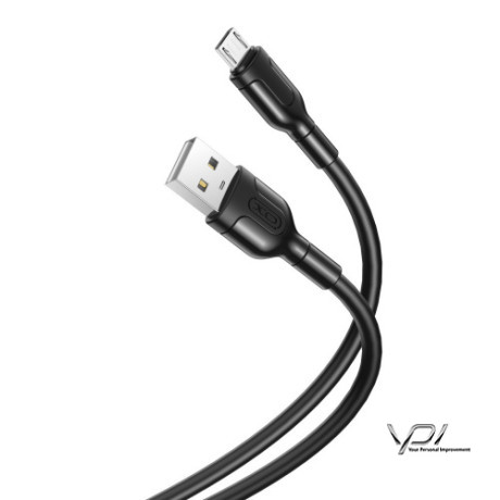 Кабель XO NB212 USB - MicroUSB 2.1A/1m (Чорний)