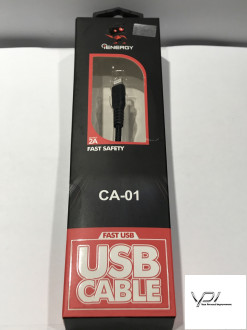 USB Cable iENERGY CA-01, NYLON 1M, 2A, iPhone