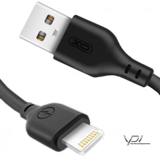 Кабель XO NB103 USB - Lightning 2.1A/1m (Чорний)