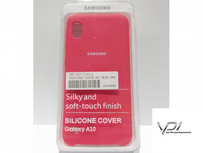 Silicone Case for Samsung A10 Red (14)