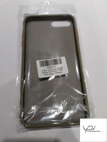 Чохол Totu Copy Gingle Series for iPhone 7P/8P Dark Green+Orange