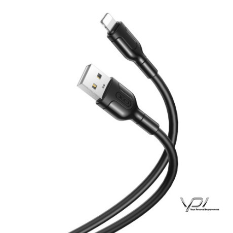 Кабель XO NB212 USB - Lightning 2.1A/1m (Чорний)