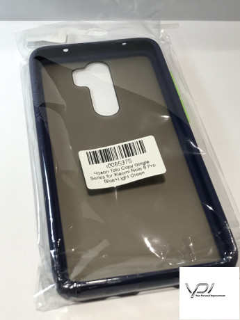 Чохол Totu Copy Gingle Series for Xiaomi Note 8 Pro Blue+Light Green