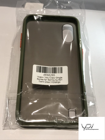 Чохол Totu Copy Gingle Series for Samsung A01 Dark Green+Orange